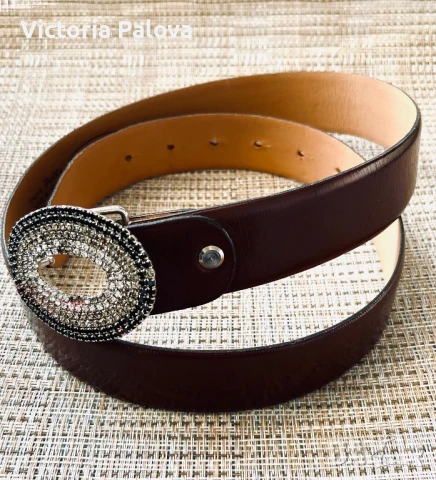 Красив кожен колан SPLENDORE  Италия, снимка 6 - Колани - 50716641