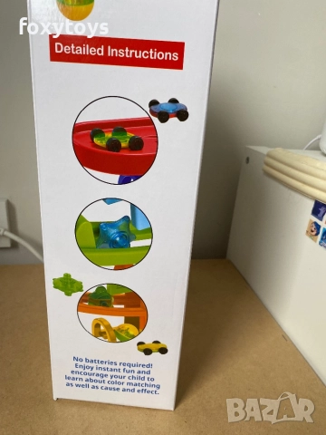 Пързалка/кула с падащи играчки - колички, пумпалчета, снимка 9 - Образователни игри - 51848883