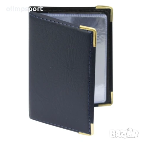 Визитник с метални ъгли за 20 броя визитки, джобен размер. Размери - 11х7х1.5 см. Тегло - 40 г. 