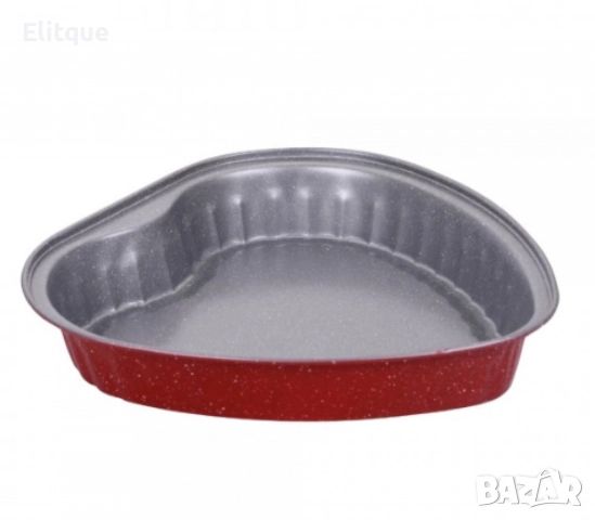 Форма за кекс Сърце, Мраморно незалепващо покритие