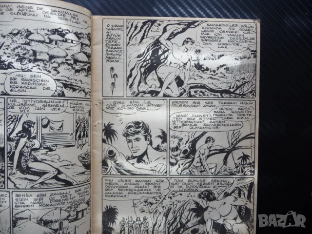 Super Tarzan Комикс приключения Тарзан битки стари пистолет  комикси списание редки, снимка 2 - Други - 48871366