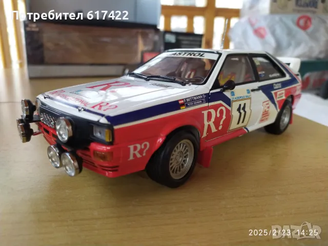 1:18 Метални модели на Audi Quattro Rally - Sun Star, снимка 6 - Колекции - 49246695