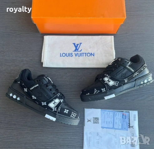 Louis Vuitton Черни Маратонки с Кутия Нови 36-45 Номер 