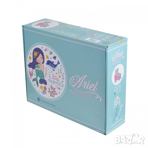 Ariel регулируеми ролкови кънки с LED светещи колела, снимка 7 - Ролери, кънки - 32086098