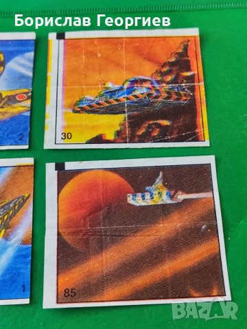 Картинки от дъвки CIN CIN SPACE, снимка 4 - Колекции - 43462092