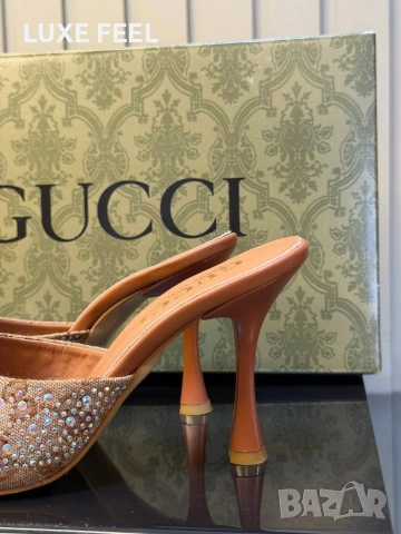 Gucci ⚜️Дамски Чехли, снимка 13 - Чехли - 54152316