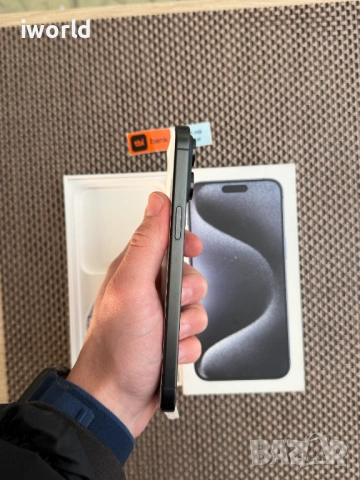 100% Батерия❗iPhone 15 Pro MAX лизинг от 29€ на мес black Titanium❗️256GB❗️, снимка 6 - Apple iPhone - 53165583