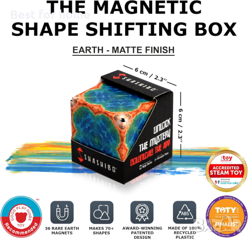 SHASHIBO Earth- ОРИГИНАЛНО кубче - Серия Explorer, снимка 4 - Образователни игри - 44922026