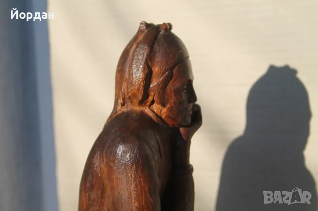 Дървена фигура , снимка 14 - Други ценни предмети - 48499971