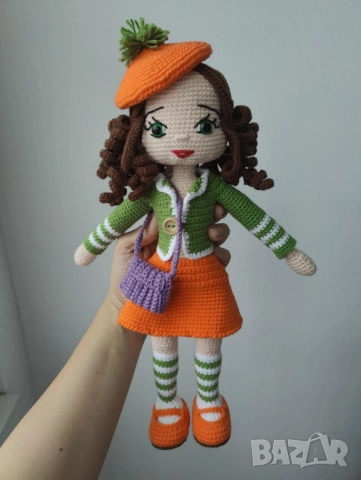 Нова ръчно плетена кукла, снимка 5 - Други - 52028978