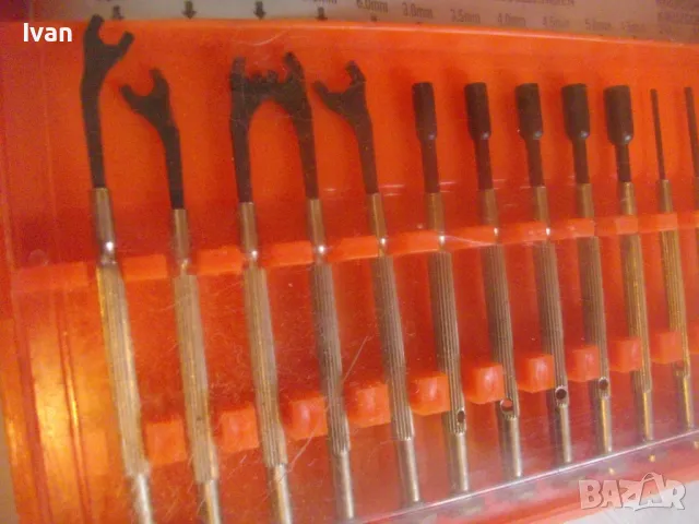 КОМПЛЕКТ 21 бр. НОВИ МИКРО МИНИ РЪЧНИ ОТВЕРТКИ И КЛЮЧОВЕ СПЕЦИАЛИЗИРАНИ ЗА МИКРОЕЛЕКТРОНИКА НЕМСКИ