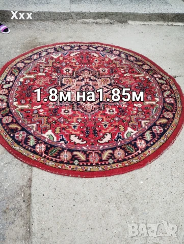 Ръчно тъкан вълнен килим.Антика за ценители.Ирански.