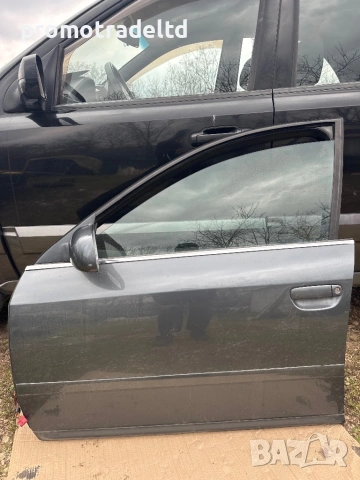 Предна лява врата Ауди А6 С5 4Б Audi A6 C5 4B оборудвана огледало