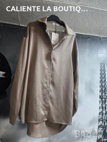 Дамска риза сатен, снимка 7 - Ризи - 53980730