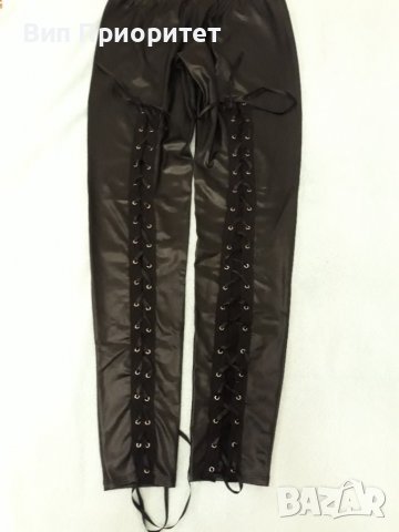 Клин SARESIA (R) кожен, дълъг , изчистена предна част, а задната част по цялата дължина е с плътни л, снимка 14 - Клинове - 37450835