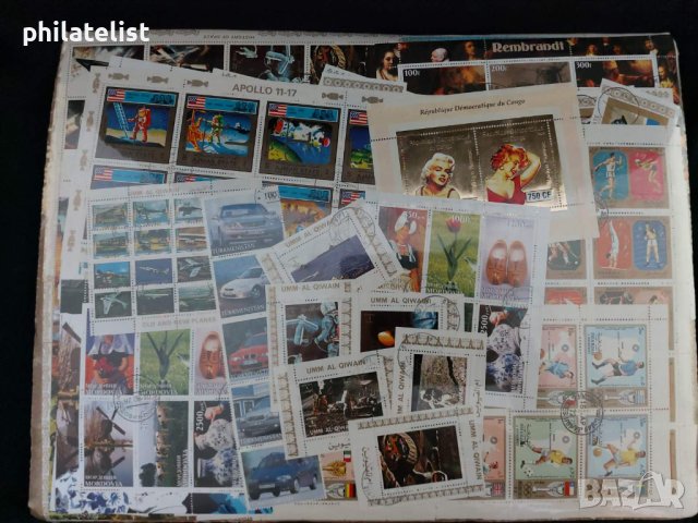 500 различни блока - Арабски държави, тематични , Фауна , Флора , Спорт , транспорт, снимка 2 - Филателия - 42303111