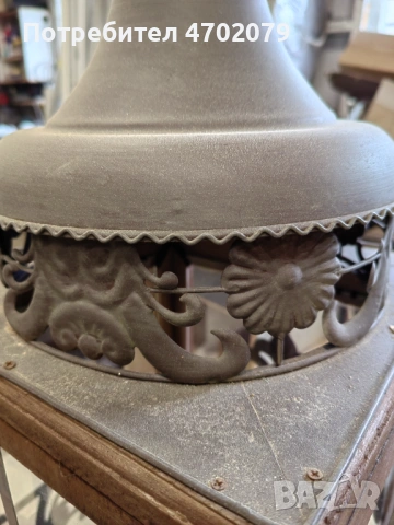 Античен фенер, снимка 4 - Антикварни и старинни предмети - 53022208