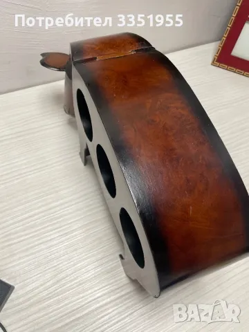 Красива дървена стойка за Вино, снимка 5 - Декорация за дома - 50046955