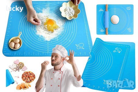 Силиконова подложка за месене и точене, снимка 9 - Други - 39110201