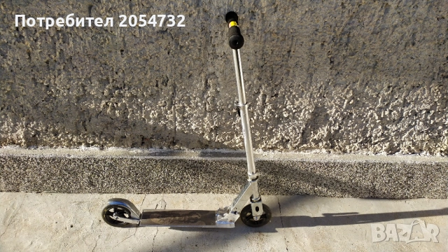 Сгъваема тротинетка с крачна спирачка, снимка 3 - Скейтборд, ховърборд, уейвборд - 51513925