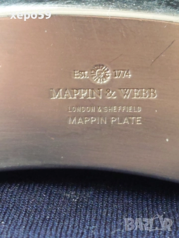 Сребърна бутилка за уиски-MAPPIN&WEBB,Hip Flask Silver/чаша,сребро,кана/, снимка 8 - Други - 52335981