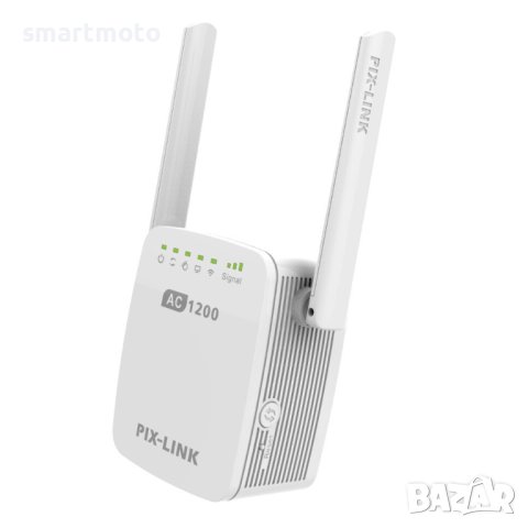 Безжичен WiFi рутер PIX LINK LV-AC12 1200Mbps, снимка 1 - Друга електроника - 42900131