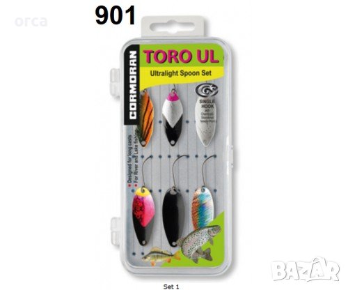 Комплект от 6 клатушки CORMORAN Toro UL за ултралайт риболов, снимка 2 - Такъми - 42711612