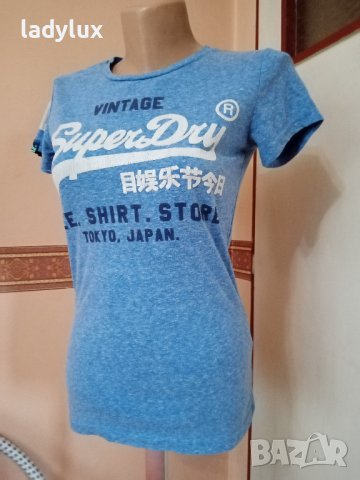 Super Dry Vintage, Оригинална, Размер XS/S. Код 1761, снимка 3 - Тениски - 36905549