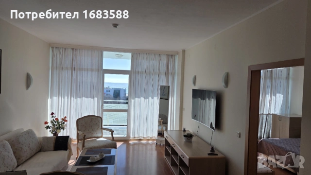 Прекрасен  двустаен апартамент с морска панорама в к.к. Слънчев бряг, снимка 2 - Апартаменти - 53901718