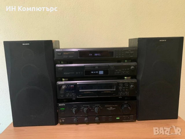 Продавам сет Sony от четири компонента с тонколони, снимка 1