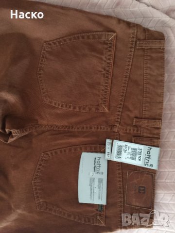 Нов качествен оригинален панталон Hattric, снимка 6 - Панталони - 30163135