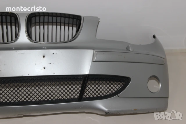 Предна броня BMW E87 Serie 1 (2004-2007г.) 51117151823 с отвори за пръскалки, снимка 10 - Части - 50696389