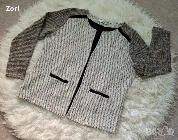 РАЗКОШНО сако със златиста нишка в тъканта ХЛ/2ХЛ размер 