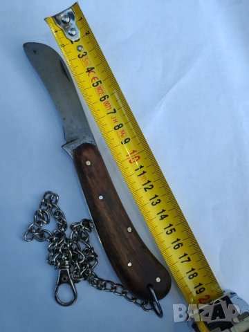 Старо джобно ножче за ашладисване П. Денев. , снимка 4 - Антикварни и старинни предмети - 52378571