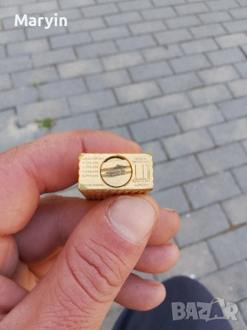 маркова швейцарска позлатена запалка