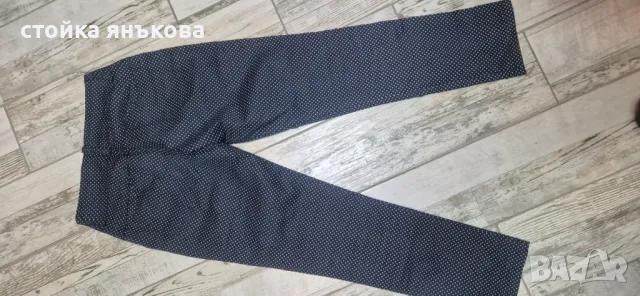 Продавам дамски тъмносин панталон на точки., снимка 5 - Панталони - 50202265