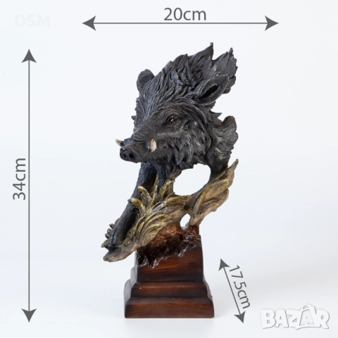 Нова Статуетка Глиган Диво Прасе 34см, снимка 3 - Статуетки - 30758809