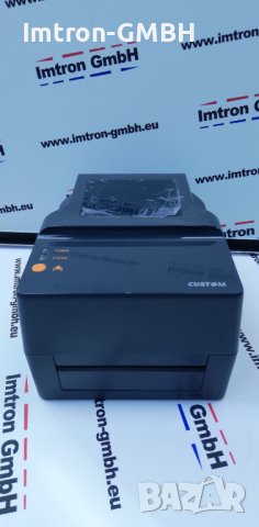 Тhermal Transfer Barcod Printer  4" USB CUSTOM A05F3500870031 , снимка 1 - Друго търговско оборудване - 37150220