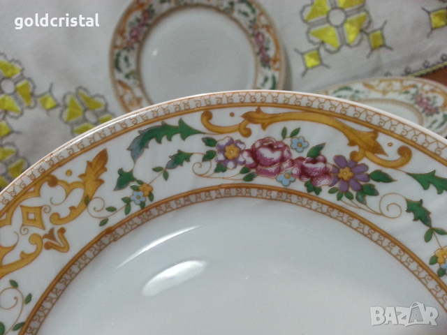Стар български порцелан чинии , снимка 6 - Антикварни и старинни предмети - 44797309