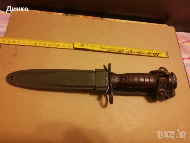 Американски щик ,нож за М16, снимка 5 - Антикварни и старинни предмети - 42826196