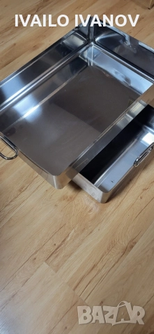 Тави 2бр на Хром Силистра дебела неръждавеика алпака , снимка 2 - Съдове за готвене - 51939799