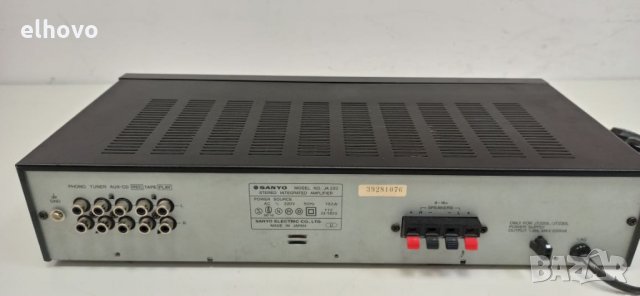 Стерео усилвател Sanyo JA 220, снимка 12 - Ресийвъри, усилватели, смесителни пултове - 30586250