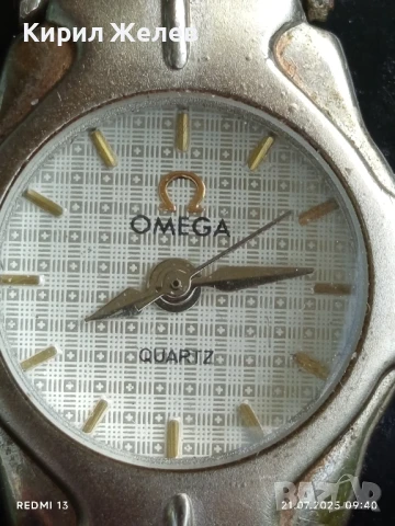 Дамски часовник Омега кварц красив стилен дизайн 76451, снимка 2 - Дамски - 51088065