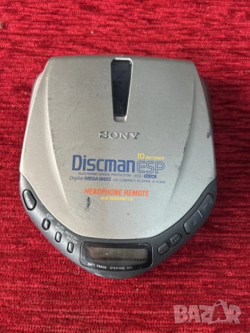 преносим CD плейър Sony Discman D-E305, снимка 2 - MP3 и MP4 плеъри - 56357338