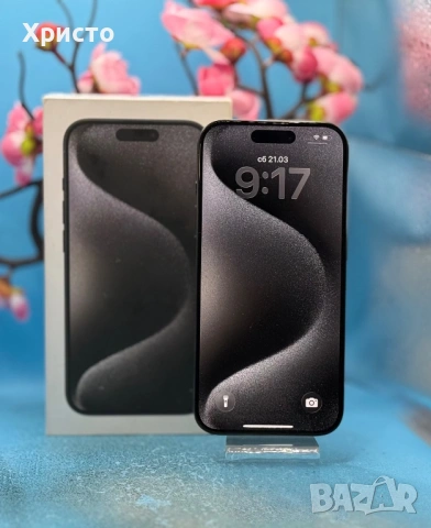Apple iPhone 15 Pro, 128GB, 5G, Black Titanium
