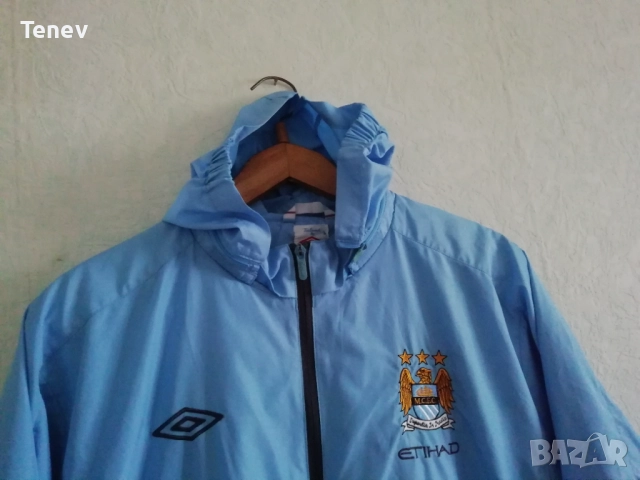 Manchester City Umbro 2011 2012 оригинално яке Манчестър Сити XL , снимка 4 - Спортни дрехи, екипи - 52908047
