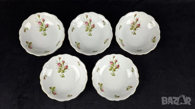 Сервиз за хранене с рози - Johann Haviland, снимка 4 - Сервизи - 49680084