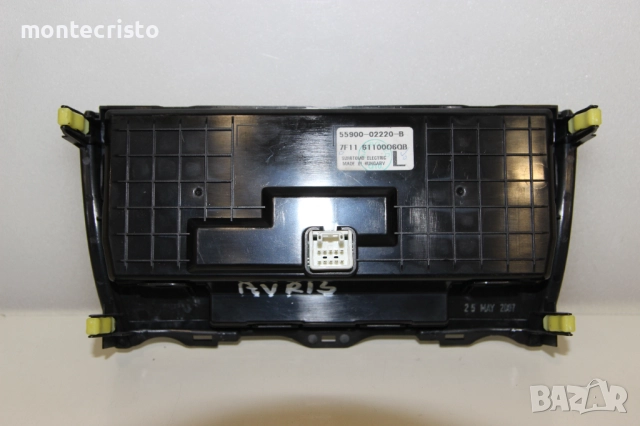 Панел климатроник Toyota Auris (2007-2010г.) 55900-02220-B /  5590002220B управление климатик, снимка 2 - Части - 52722492