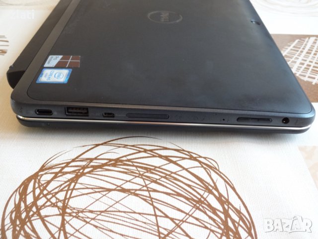 Таблет и Лаптоп 2в1 laptop Dell Latitude 5175 - 12.5" -Core M5-6Y57 1.1Ghz/RAM8GB/SSD128GB с писалка, снимка 4 - Лаптопи за работа - 38859236