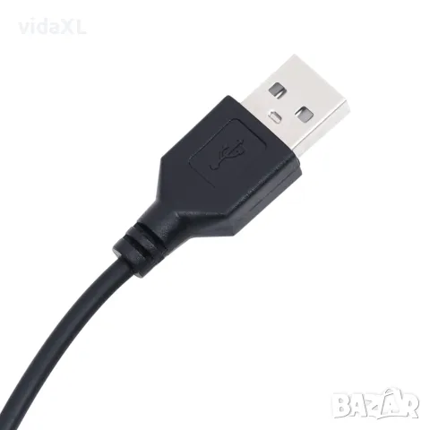 vidaXL Нощно шкафче с LED осветление, бяло, инженерно дърво, снимка 10 - Шкафове - 56148199